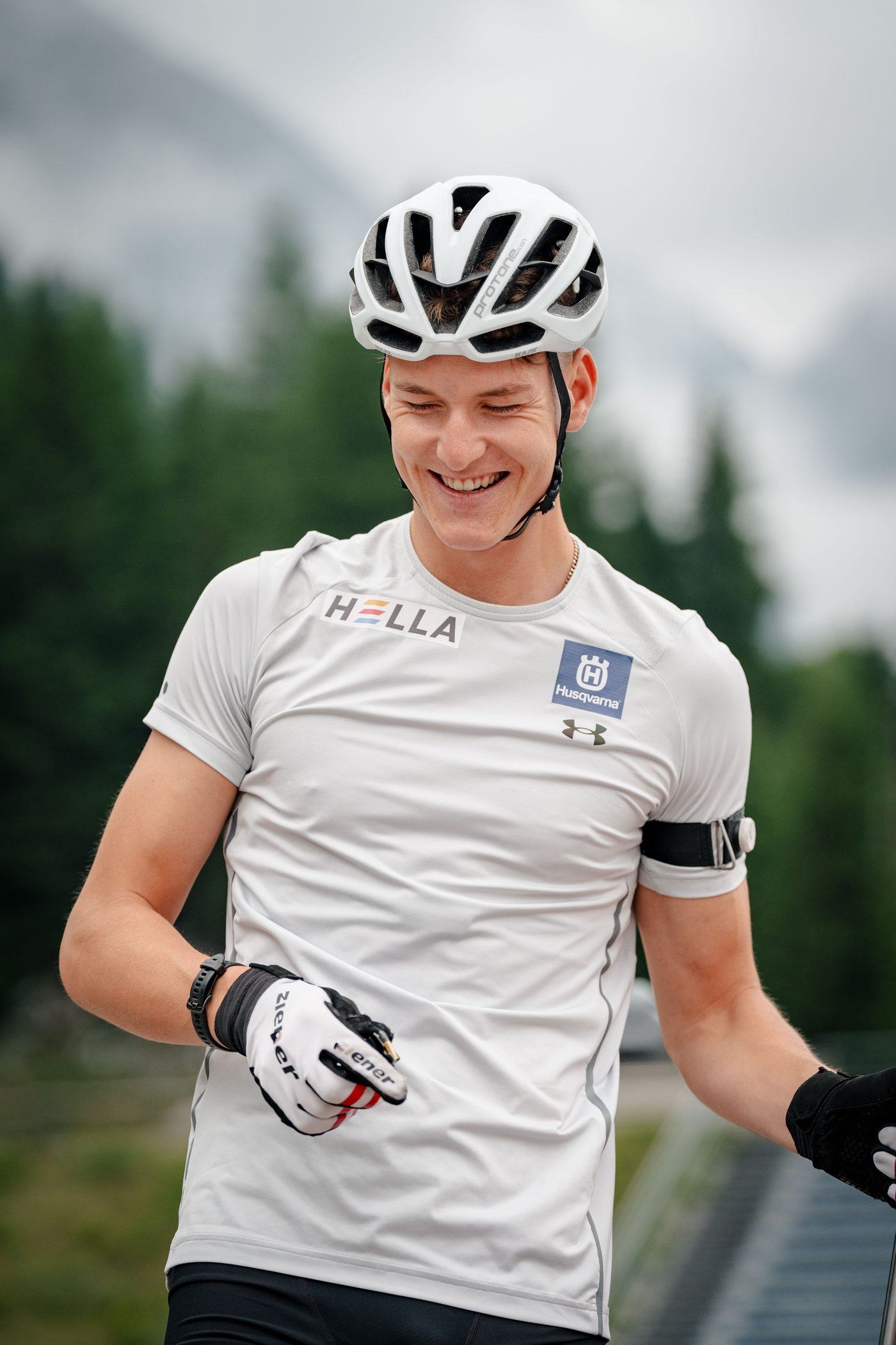 Dominic Unterweger im Training